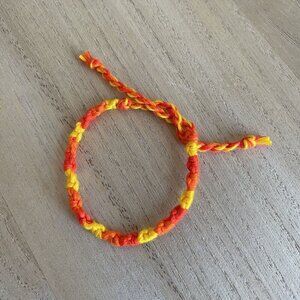 Bessie Bracelet, anklet, trendy, comfortable, tie, embroidery thread, woven, gif